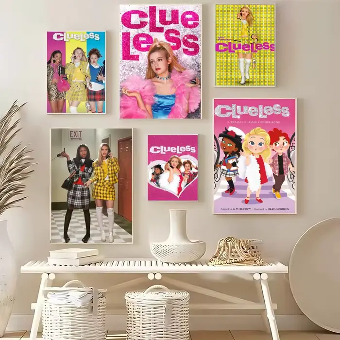 Affiche de films Romance Clueless HD auto-adhésive étanche