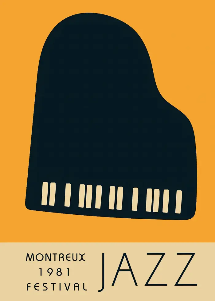 Affiche de musique Jazz, art décoratif et art mural de style vintage pour les amateurs de musique, l