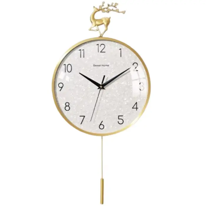 Salon moderne horloge murale esthétique Unique minimaliste italie