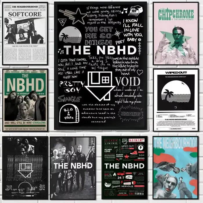Affiche murale classique scandinave The-Neighbourhood