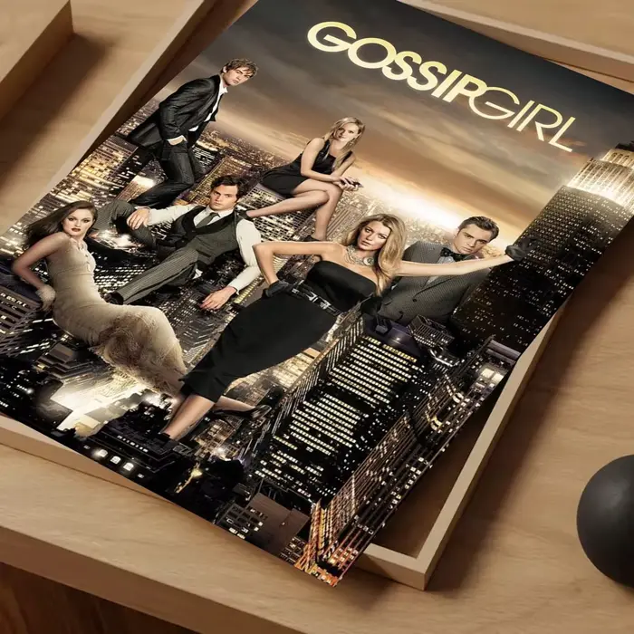 Affiche autocollante G-Gossip Girl en papier imperméable