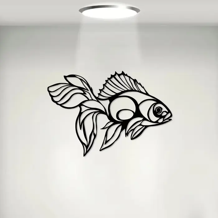 Superbe décoration murale en métal 1 pièce: élevez votre intérieur avec le charme contemporain d'Halloween!