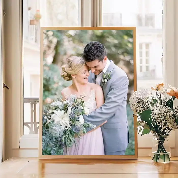 Peinture sur toile personnalisée avec Photo