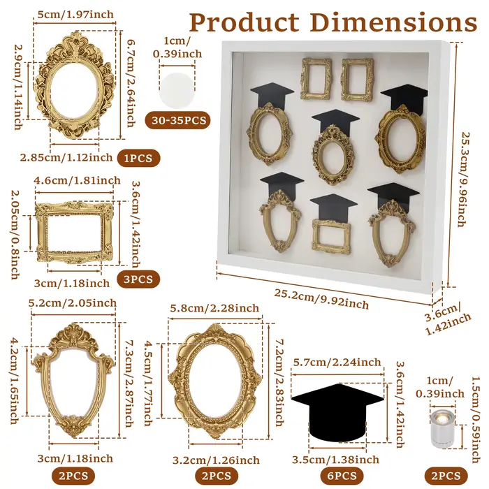Mini Musée de nous-mêmes : Cadre photo DIY personnalisé, boîte de présentation miniature avec mini c