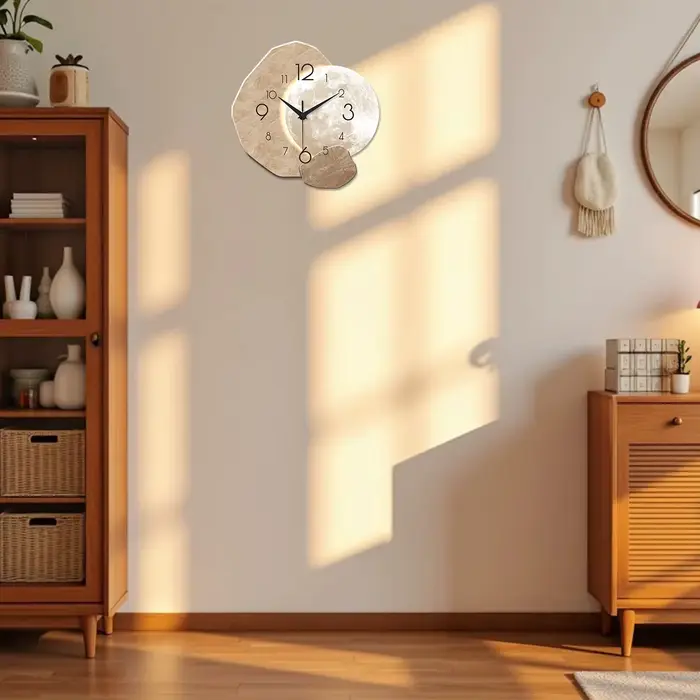 Horloge murale moderne simple et silencieuse