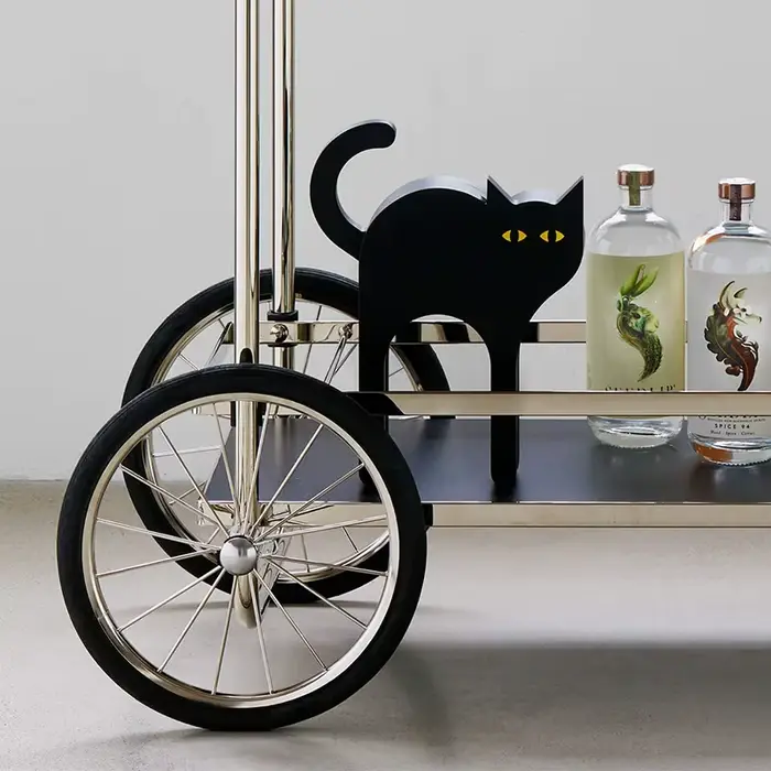 Décoration murale chat noir