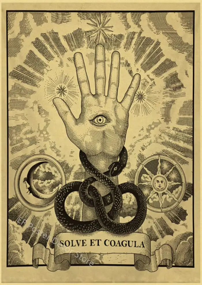 Affiche de sorcellerie médiévale
