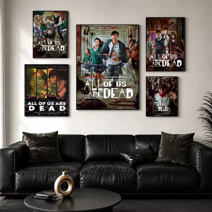 Affiche autocollante coréenne « All Of Us Are D-Dead »