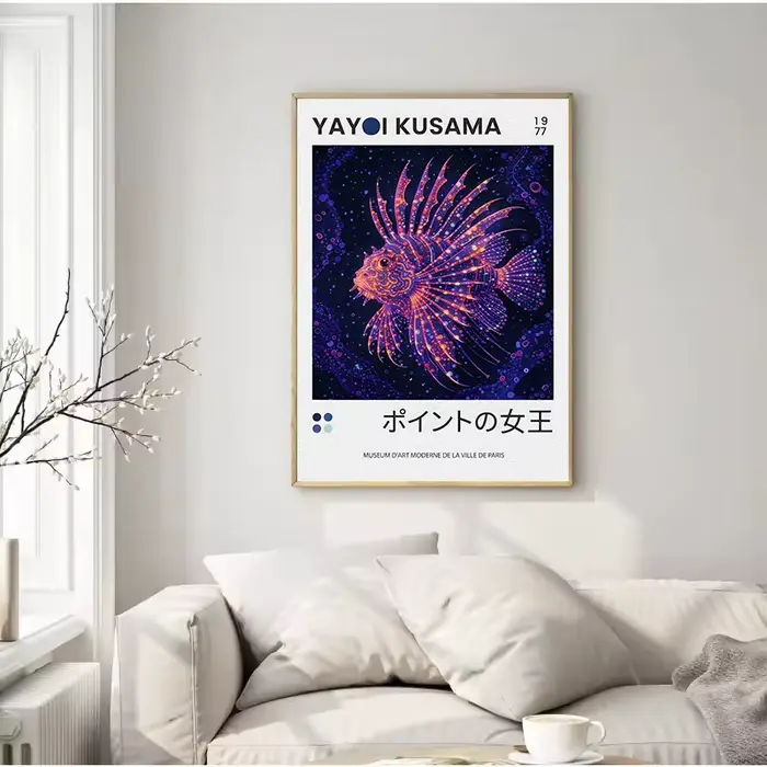 Affiche sur toile Yayoi Kusama