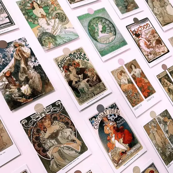 Cartes postales d'artistes célèbres