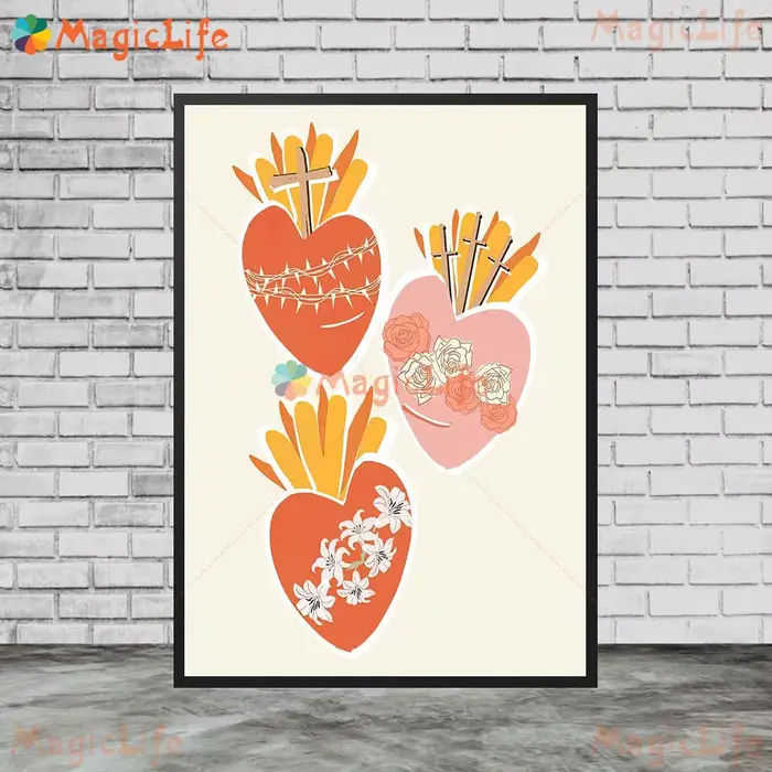 Affiche murale de notre-dame de Fatima catholique