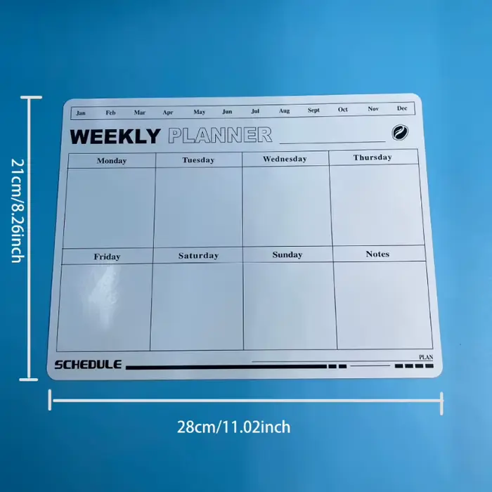 Tableau blanc magnétique décoratif effaçable