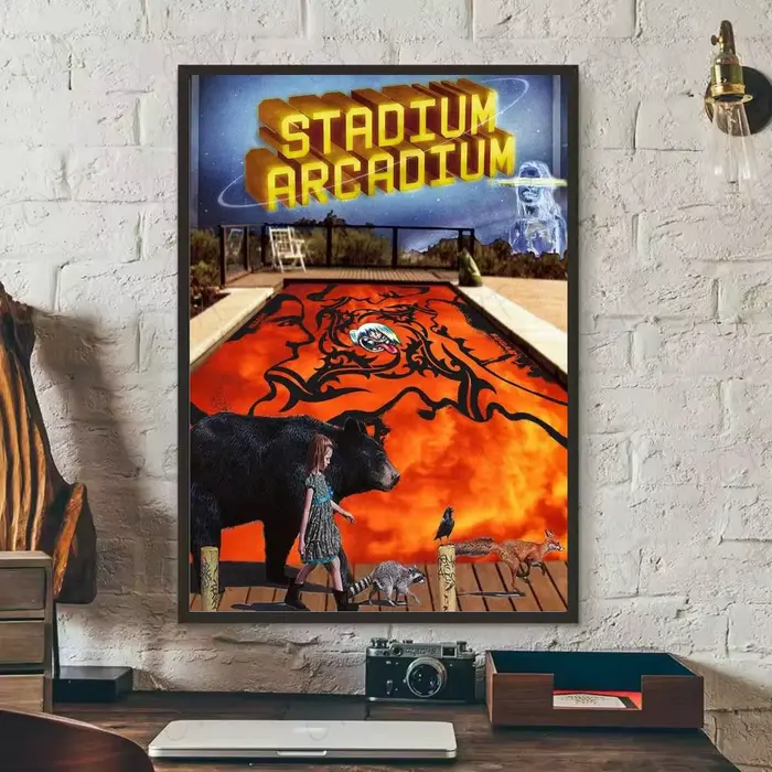 Affiche d'art de bande r-rouge Hot C-Chili Peppers avec imprimés, décoration de maison, chambre à co