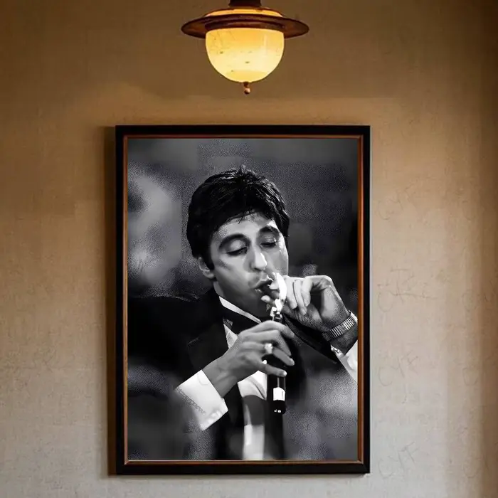 Affiche de film classique AAA Scarface, Art HD, mur collant, étanche, maison, salon, chambre à couch