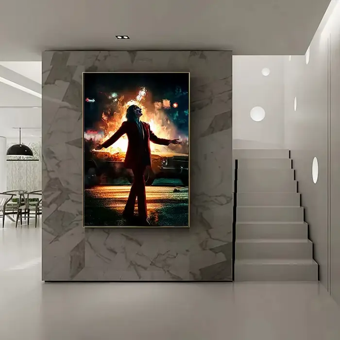 Toile de peinture étoile du film The Jokers