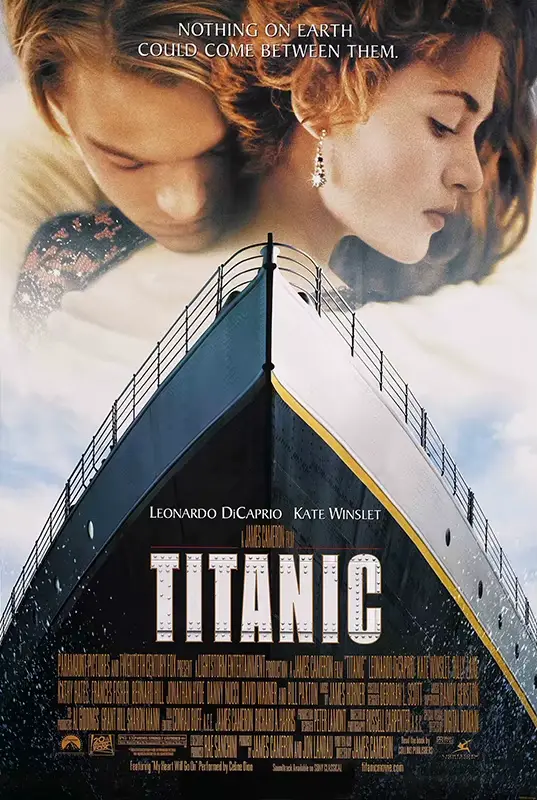 Affiche de film classique Titanic, art mural, peinture sur toile, figure romantique nordique, impres