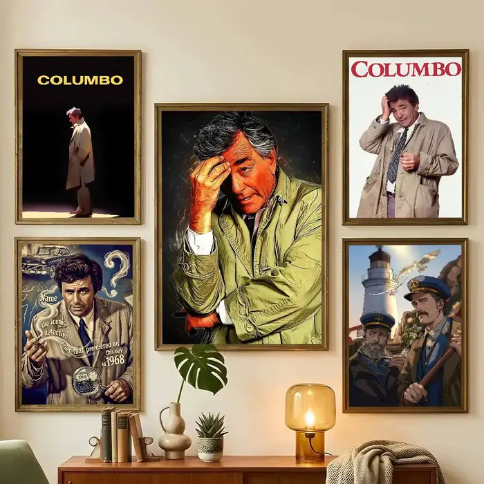 Affiche autocollante de films classiques C-Columbo