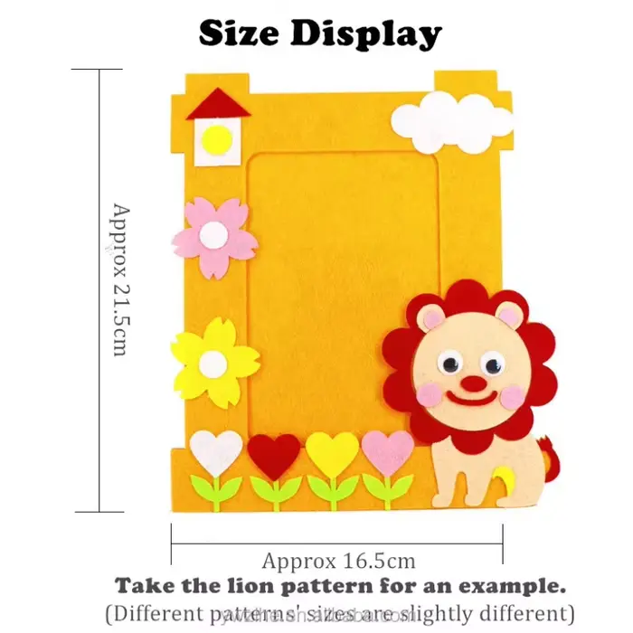 Cadre Photo 3D Non Tissé pour Enfant