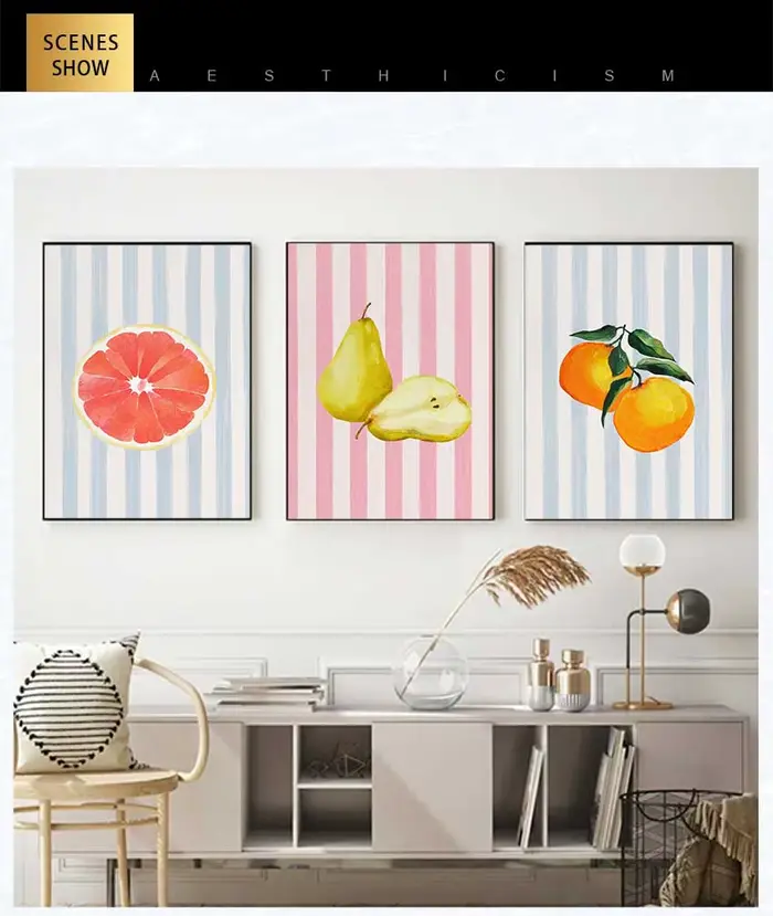 Affiche de citron Orange