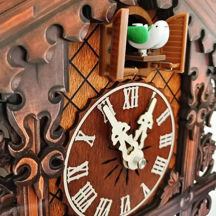 Horloge coucou Vintage artisanale pour salon