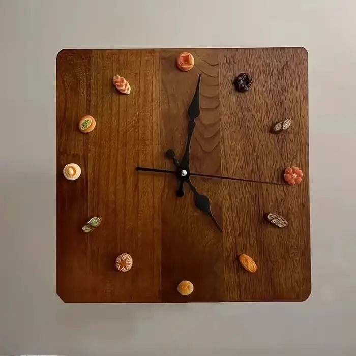 Horloges murales Vintage en bois massif