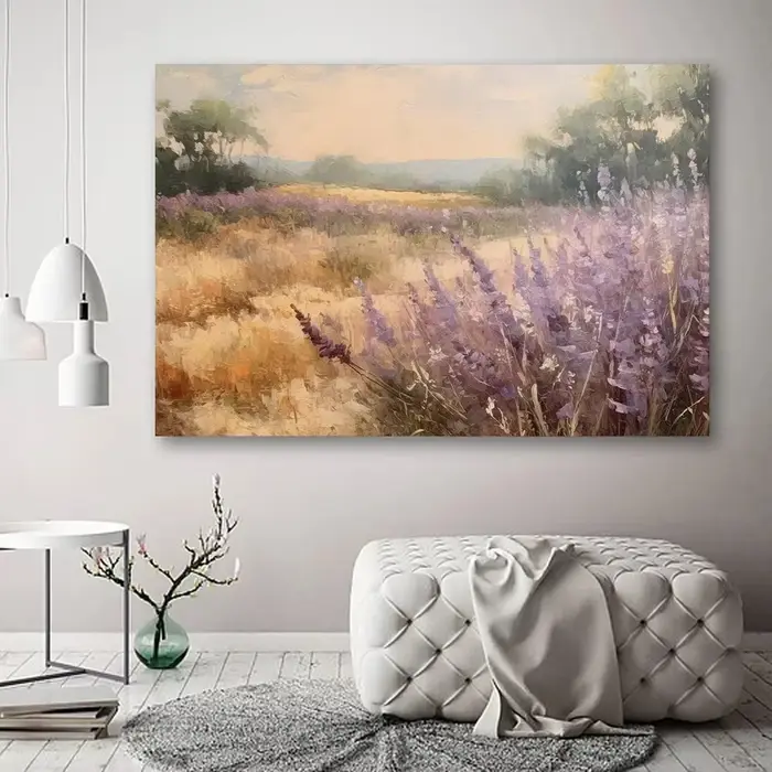 Affiche de paysage champêtre français