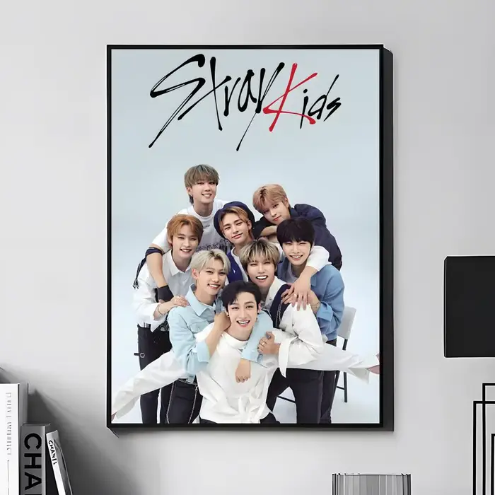 Affiche murale de groupe de garçons S-Stray K-Kids-S