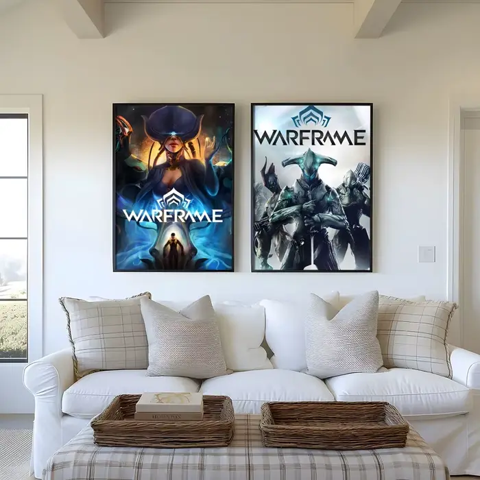Affiche de jeu vidéo W-Warframe