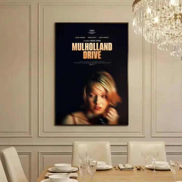 Affiches vintage classiques du film rétro Mulholland Drive