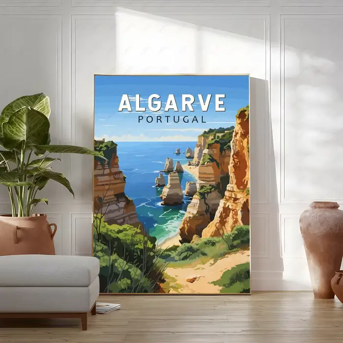 Affiche de peinture de Portugal, décor de salle, décoration de maison, impression d'art mural intéri