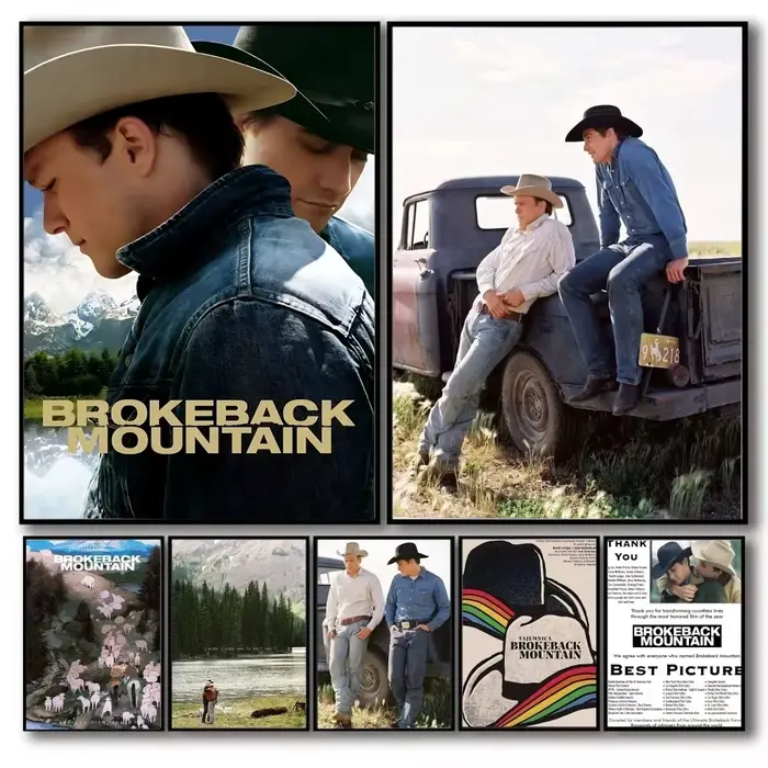 Brokeback affiche de montagne sans cadre