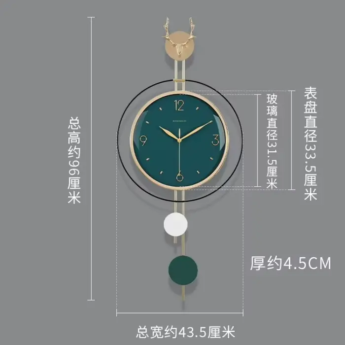 Horloges murales modernes d'angle