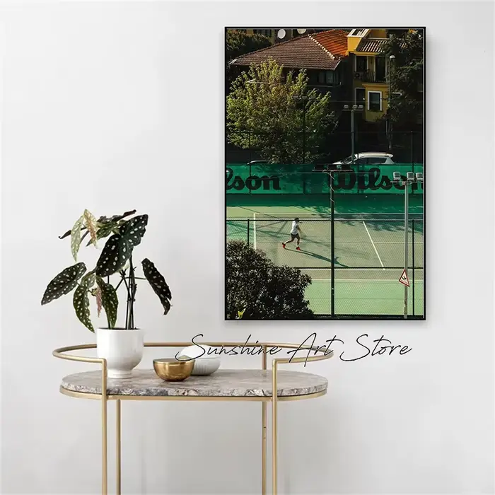 Toile d'art de Sport pour terrain de Tennis