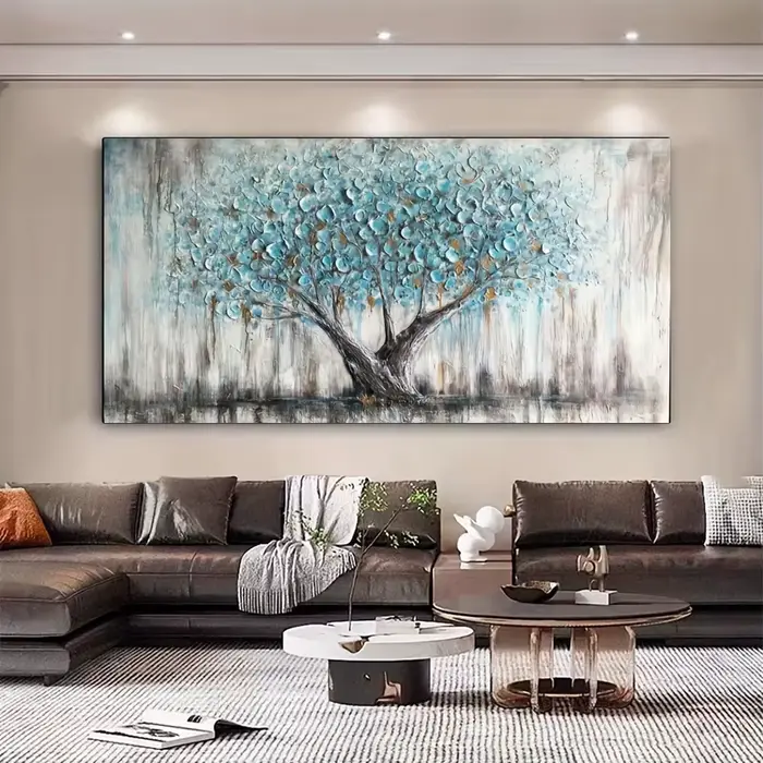 Arbre de Vie Abstrait Peinture Art