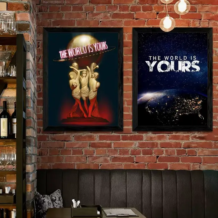 Affiche murale collante d'art HD