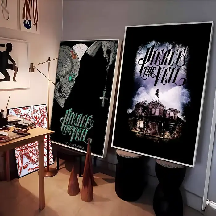 Affiche du groupe p-perce The V-Veil