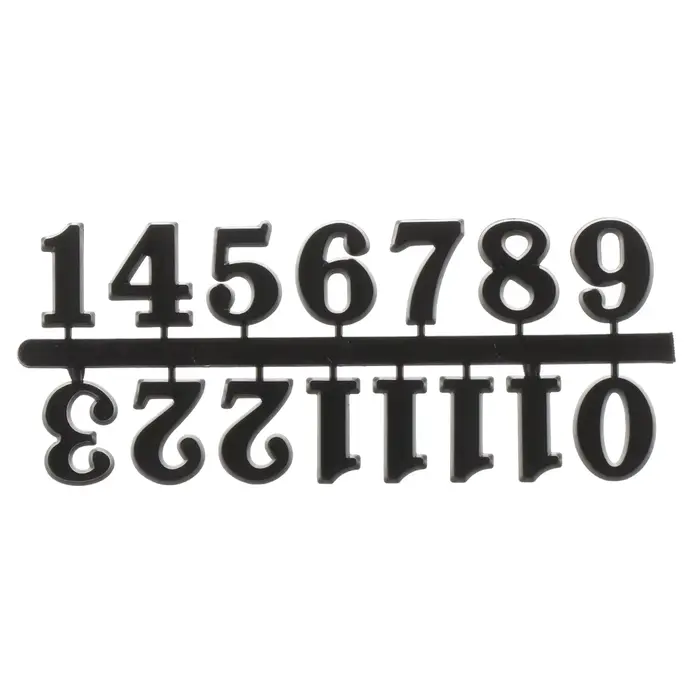 1 ensemble BRICOLAGE Horloge Chiffres Nombre Arabe Pièces D'horloge Numérique Réparation Restaurer R