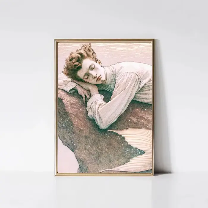 Merman – affiche de sirène masculine