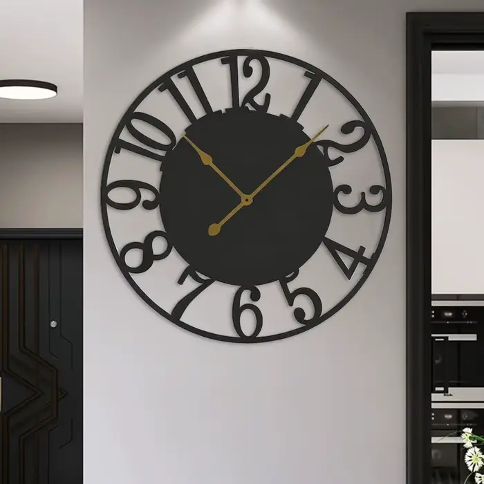 Horloge murale Vintage en métal 50/60cm