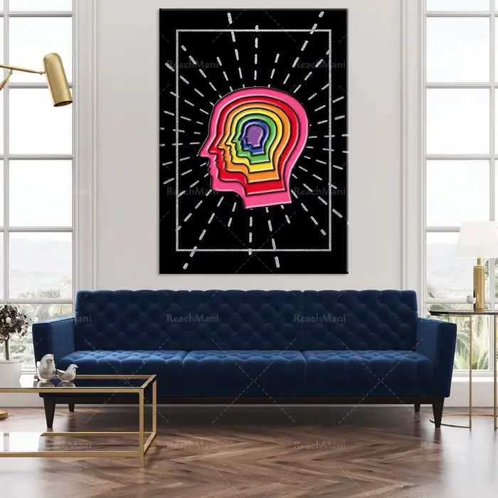 Affiche d'art psychédélique