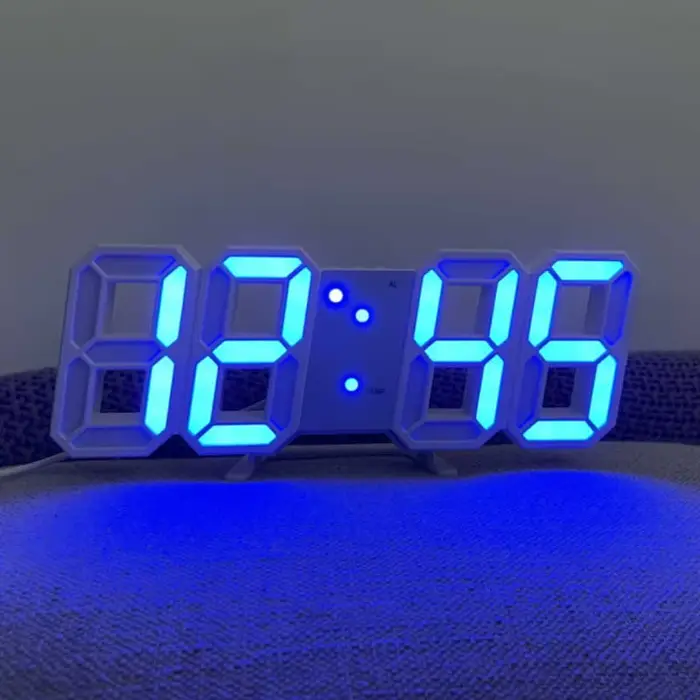Horloge électronique Simple et lumineuse 3D