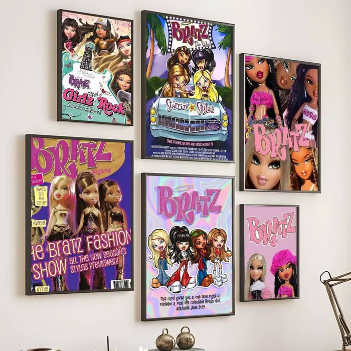 Bratz poupée classique Vintage affiche imprime Design parfait nordique moderne décor à la maison cadeau