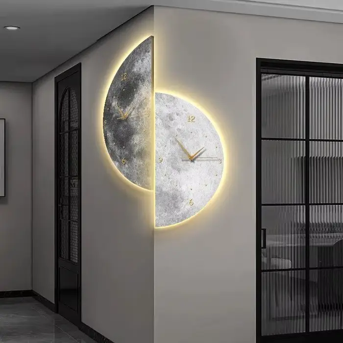 Horloge murale nordique minimaliste