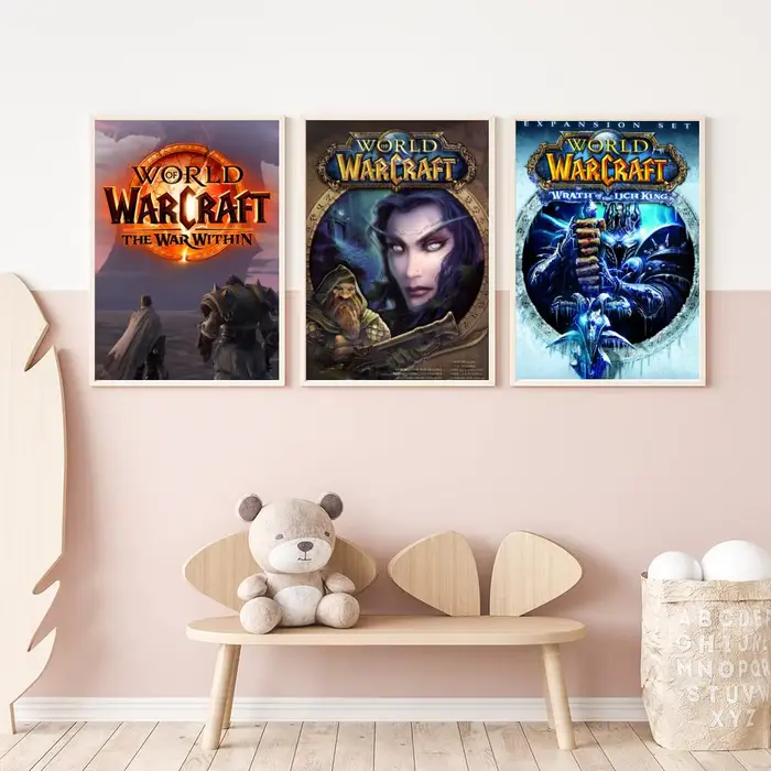 World of Warcraft – affiche de jeu vidéo polyvalente HD