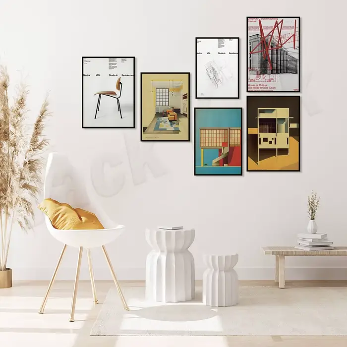 Affiche d'exposition Bauhaus
