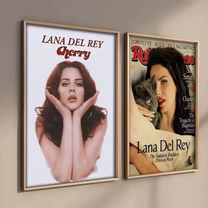 Lana Del Rey affiche chanteur Lizzy Grant Album de musique esthétique rappeur Hip Hop film toile peinture mur Art Mural décor de chambre