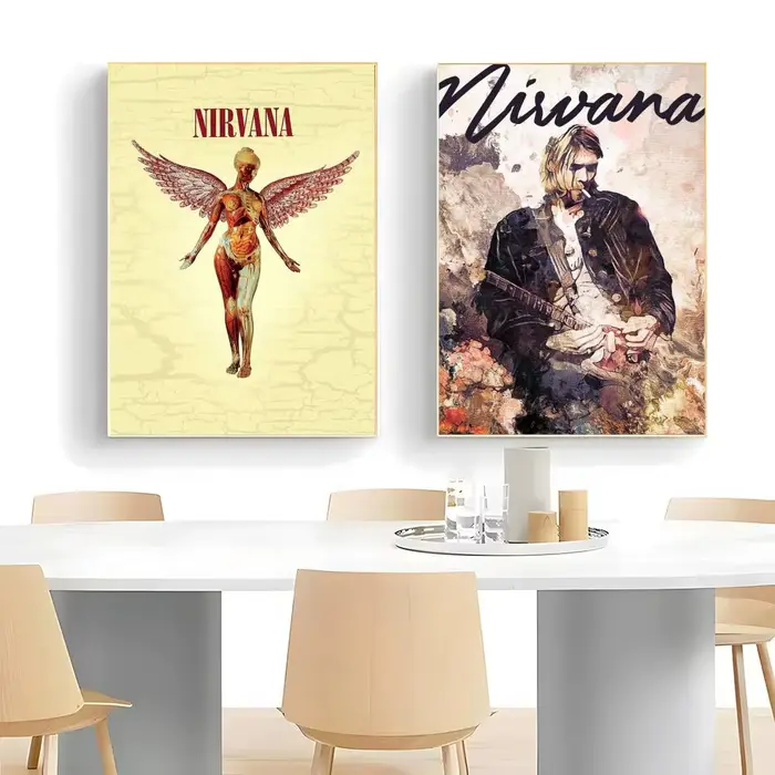 Affiche Punk Hard Rock N-Nirvana