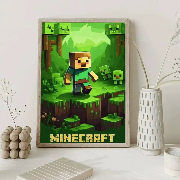 Affiche vintage hippie Game Mine-CraftS C-Classic