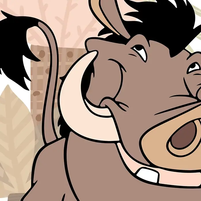 Affiches imprimées d'art Simba et ses amis