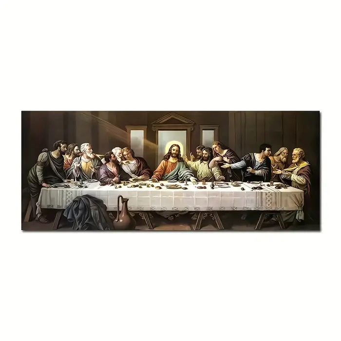 1 peinture à l'huile Vintage The Last Supper